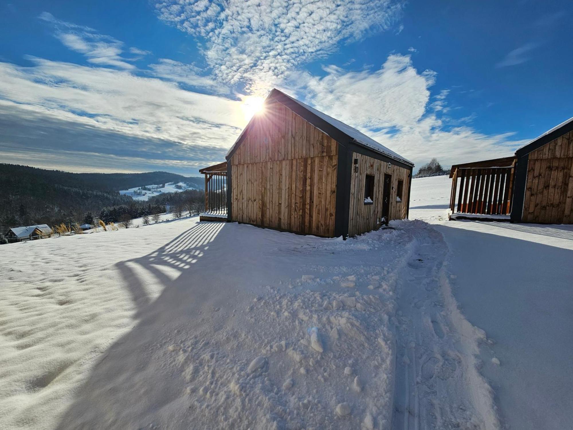Chata W Bieszczadzie Apartamenty I Domki Z Basenem Bieszczady Polanczyk Exterior photo